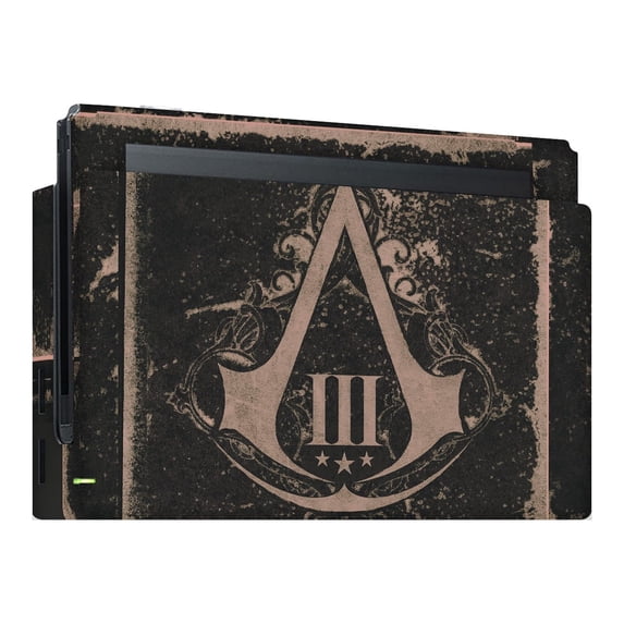 Head Case Designs Officially Licensed Assassin's Creed III Graphics Old Notebook Vinyl Sticker Skin Decal Cover Compatible with Nintendo Switch Console & Dock