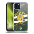 thumbnail image 1 of Head Case Designs NFL Green Bay Packers Logo Art Helmet Distressed Soft Gel Case for Apple iPhone 15 Plus, 1 of 7