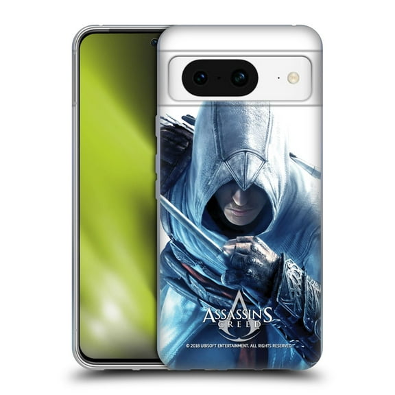 Head Case Designs Officially Licensed Assassin's Creed Key Art Altaïr Hidden Blade Soft Gel Case Compatible with Google Pixel 8