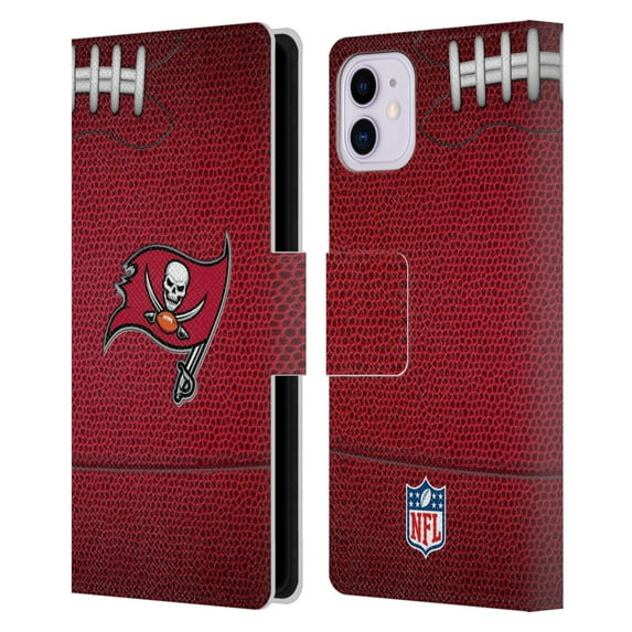 Head Case Designs NFL Tampa Bay Buccaneers Graphics Football Leather Book Wallet Case Cover For Apple iPhone 11