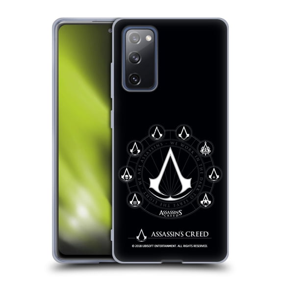 Head Case Designs Officially Licensed Assassin's Creed Legacy Logo Crests Soft Gel Case Compatible with Samsung Galaxy S20 FE / 5G