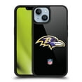 thumbnail image 1 of Head Case Designs NFL Baltimore Ravens Logo Plain Gel Armour Case For Apple iPhone 14, 1 of 7