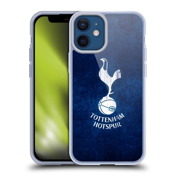 Head Case Designs Tottenham Hotspur F.C. Badge Distressed Soft Gel Case for Apple iPhone 12 Mini