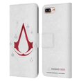 thumbnail image 1 of Head Case Designs Officially Licensed Assassin's Creed Legacy Logo Geometric White Leather Book Wallet Case Cover Compatible with Apple iPhone 7 Plus / iPhone 8 Plus, 1 of 6
