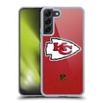 thumbnail image 1 of Head Case Designs NFL Kansas City Chiefs Logo Football Soft Gel Case for Samsung Galaxy S22+ 5G, 1 of 7