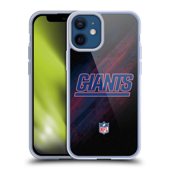Head Case Designs NFL New York Giants Logo Blur Soft Gel Case for Apple iPhone 12 Mini