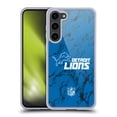 thumbnail image 1 of Head Case Designs NFL Detroit Lions Graphics Coloured Marble Soft Gel Case for Samsung Galaxy S23+ 5G, 1 of 7