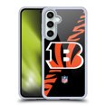 thumbnail image 1 of Head Case Designs NFL Cincinnati Bengals Logo Stripes Soft Gel Case for Samsung Galaxy S23 FE 5G, 1 of 7
