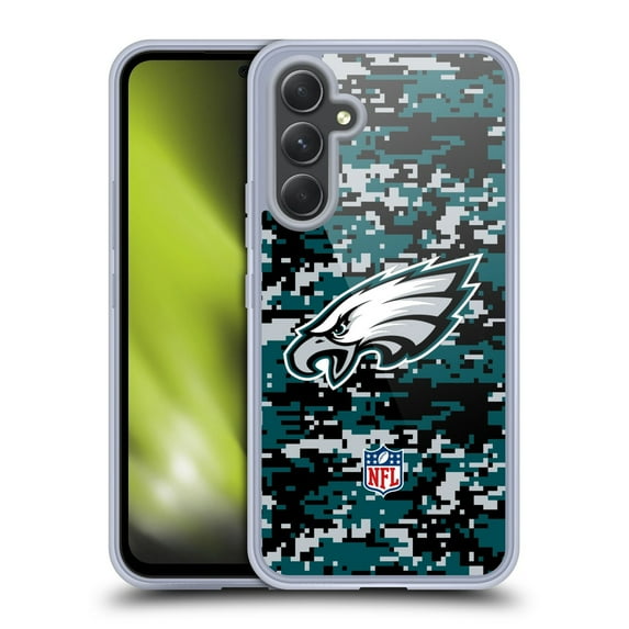 Head Case Designs NFL Philadelphia Eagles Graphics Digital Camouflage Soft Gel Case for Samsung Galaxy A54 5G