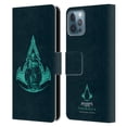 thumbnail image 1 of Head Case Designs Officially Licensed Assassin's Creed Valhalla Compositions Crest And Female Eivor Leather Book Case Compatible with Apple iPhone 12 / iPhone 12 Pro, 1 of 6