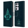 thumbnail image 1 of Head Case Designs Officially Licensed Assassin's Creed Valhalla Compositions Crest And Female Eivor Leather Book Wallet Case Compatible with Samsung Galaxy S21 Ultra 5G, 1 of 6