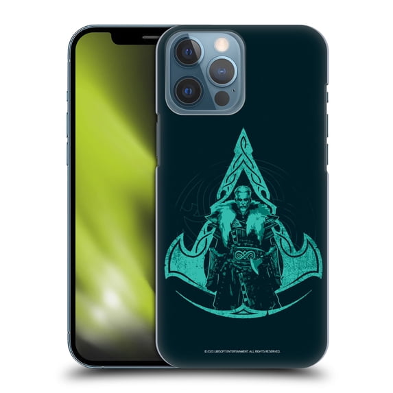 Head Case Designs Officially Licensed Assassin's Creed Valhalla Compositions Crest And Male Eivor Hard Back Case Compatible with Apple iPhone 13 Pro Max