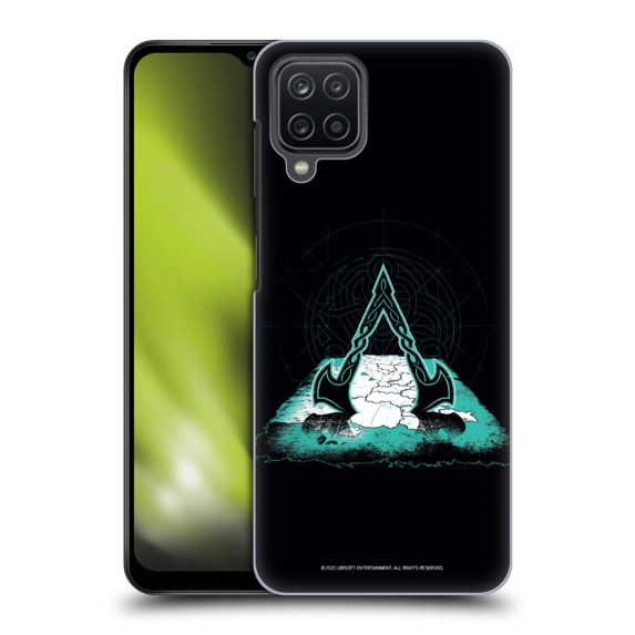 Head Case Designs Officially Licensed Assassin's Creed Valhalla Compositions Crest And Map Hard Back Case Compatible with Samsung Galaxy A12 (2020)
