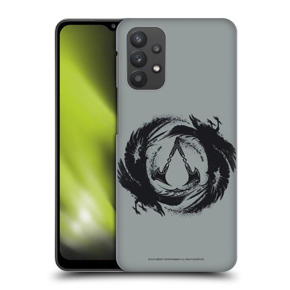 Head Case Designs Officially Licensed Assassin's Creed Valhalla Compositions Crest And Ravens Hard Back Case Compatible with Samsung Galaxy A32 5G / M32 5G (2021)