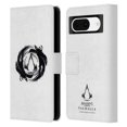 thumbnail image 1 of Head Case Designs Officially Licensed Assassin's Creed Valhalla Compositions Crest And Ravens Leather Book Wallet Case Cover Compatible with Google Pixel 8, 1 of 6