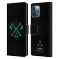 thumbnail image 1 of Head Case Designs Officially Licensed Assassin's Creed Valhalla Compositions Dual Axes Leather Book Wallet Case Cover Compatible with Apple iPhone 12 Pro Max, 1 of 6