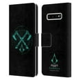 thumbnail image 1 of Head Case Designs Officially Licensed Assassin's Creed Valhalla Compositions Dual Axes Leather Book Wallet Case Cover Compatible with Samsung Galaxy S10+ / S10 Plus, 1 of 6