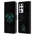 thumbnail image 1 of Head Case Designs Officially Licensed Assassin's Creed Valhalla Compositions Dual Axes Leather Book Wallet Case Cover Compatible with Samsung Galaxy S21 Ultra 5G, 1 of 6