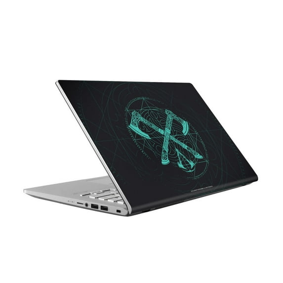 Head Case Designs Officially Licensed Assassin's Creed Valhalla Compositions Dual Axes Vinyl Sticker Skin Decal Cover Compatible with Asus Vivobook 14 X409FA-EK555T