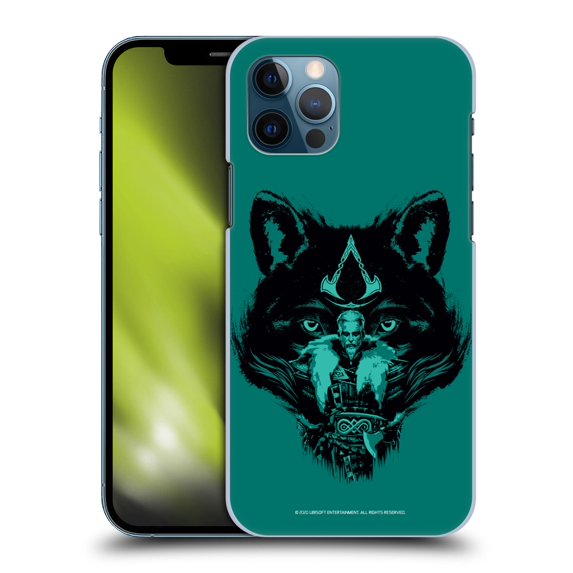 Head Case Designs Officially Licensed Assassin's Creed Valhalla Compositions Wolf Kissed Male Eivor Hard Back Case Compatible with Apple iPhone 12 / iPhone 12 Pro