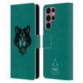 thumbnail image 1 of Head Case Designs Officially Licensed Assassin's Creed Valhalla Compositions Wolf Kissed Male Eivor Leather Book Wallet Case Compatible with Samsung Galaxy S22 Ultra 5G, 1 of 6