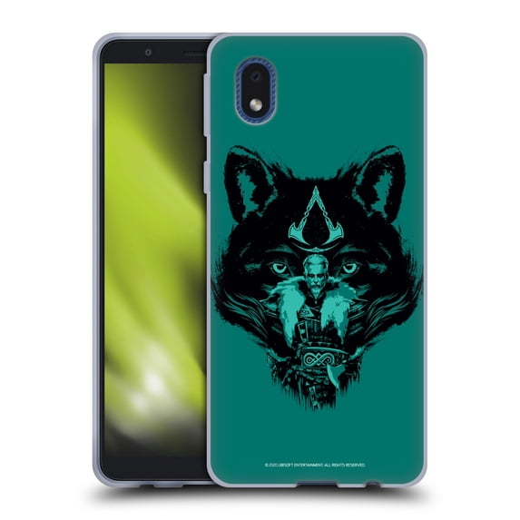 Head Case Designs Officially Licensed Assassin's Creed Valhalla Compositions Wolf Kissed Male Eivor Soft Gel Case Compatible with Samsung Galaxy A01 Core (2020)