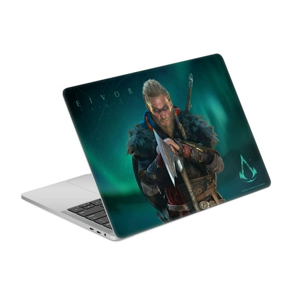 Head Case Designs Officially Licensed Assassin's Creed Valhalla Key Art Male Eivor Vinyl Sticker Skin Decal Cover Compatible with Apple MacBook Pro 13" A1989 / A2159