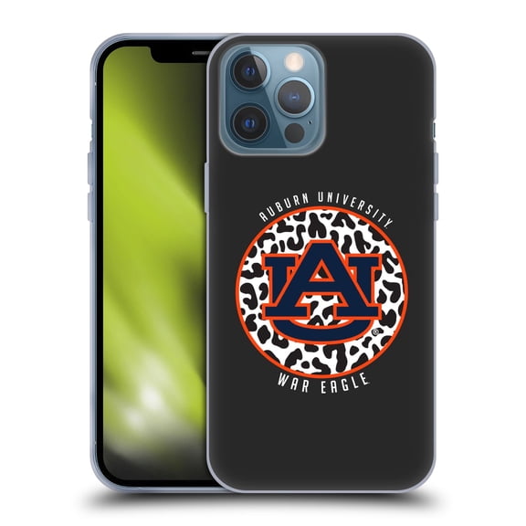 Head Case Designs Officially Licensed Auburn University AU Auburn University Art War Eagle Soft Gel Case Compatible with Apple iPhone 13 Pro Max