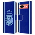 thumbnail image 1 of Head Case Designs Officially Licensed Argentina National Football Team 2024/25 Crest Kit Away Leather Wallet Case Compatible with Google Pixel 7a, 1 of 6