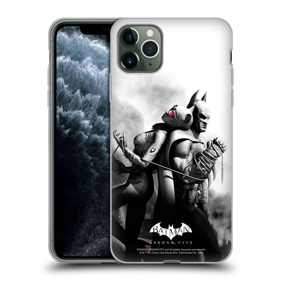 Head Case Designs Officially Licensed Batman Arkham City Key Art Catwoman Soft Gel Case Compatible with Apple iPhone 11 Pro Max