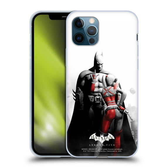 Head Case Designs Officially Licensed Batman: Arkham City Key Art Harley Quinn Soft Gel Case Compatible with Apple iPhone 12 / iPhone 12 Pro
