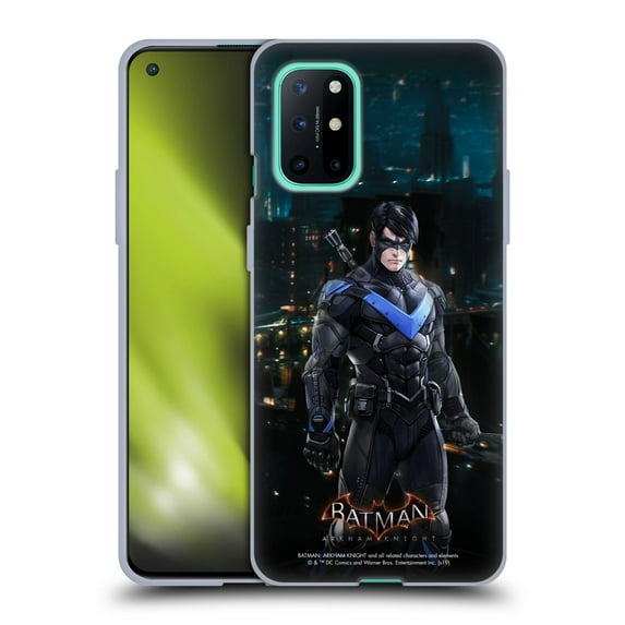 Head Case Designs Officially Licensed Batman Arkham Knight Characters Nightwing Soft Gel Case Compatible with OnePlus 8T 5G