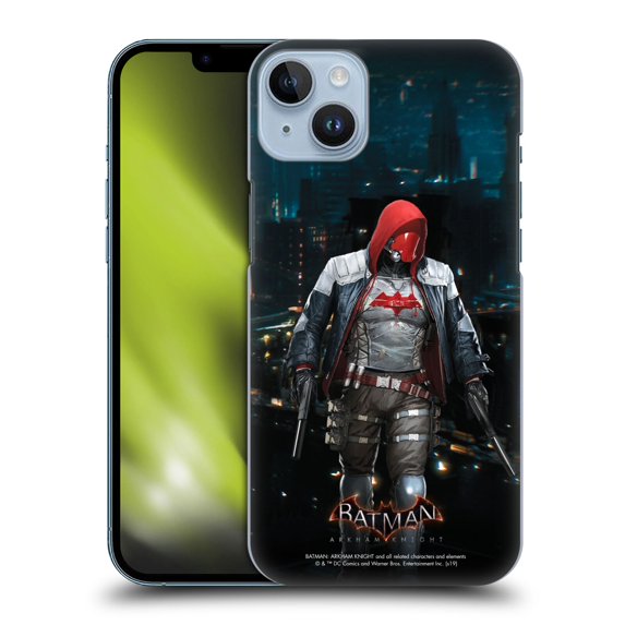 Head Case Designs Officially Licensed Batman Arkham Knight Characters Red Hood Hard Back Case Compatible with Apple iPhone 14 Plus