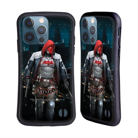 Head Case Designs Officially Licensed Batman Arkham Knight Characters Red Hood Hybrid Case Compatible with Apple iPhone 13 Pro