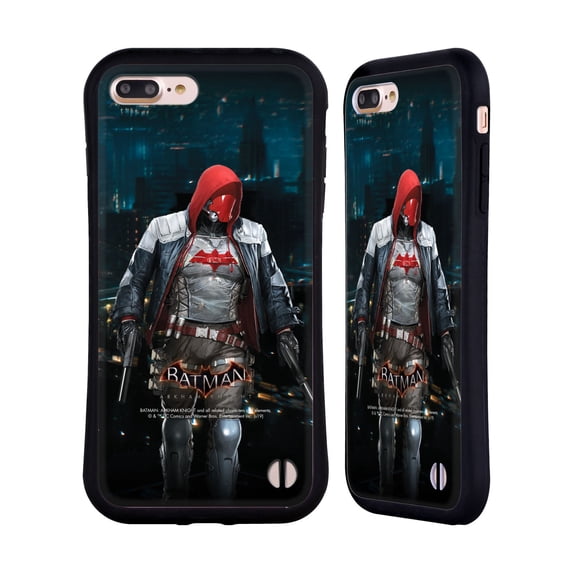 Head Case Designs Officially Licensed Batman Arkham Knight Characters Red Hood Hybrid Case Compatible with Apple iPhone 7 Plus / iPhone 8 Plus