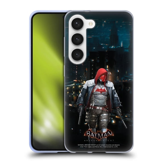 Head Case Designs Officially Licensed Batman Arkham Knight Characters Red Hood Soft Gel Case Compatible with Samsung Galaxy S23 5G