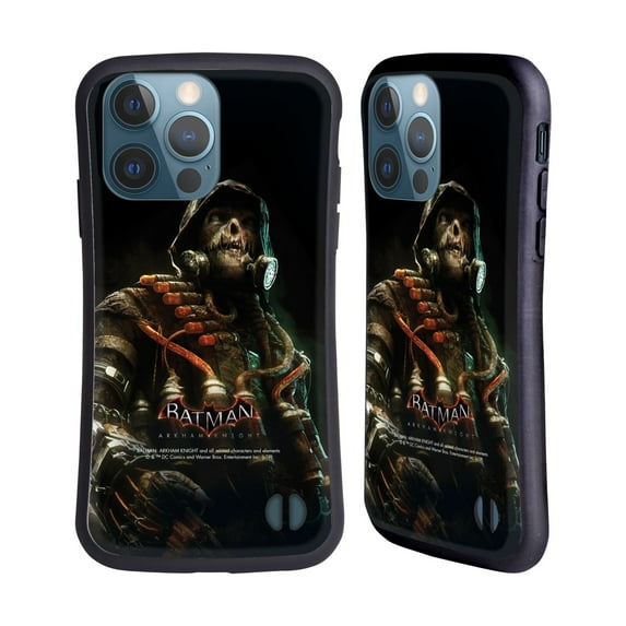Head Case Designs Officially Licensed Batman Arkham Knight Characters Scarecrow Hybrid Case Compatible with Apple iPhone 13 Pro