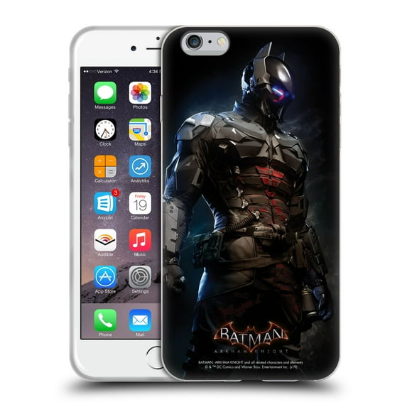 Head Case Designs Officially Licensed Batman Arkham Knight Characters Arkham Knight Soft Gel Case Compatible with Apple iPhone 6 Plus / iPhone 6s Plus