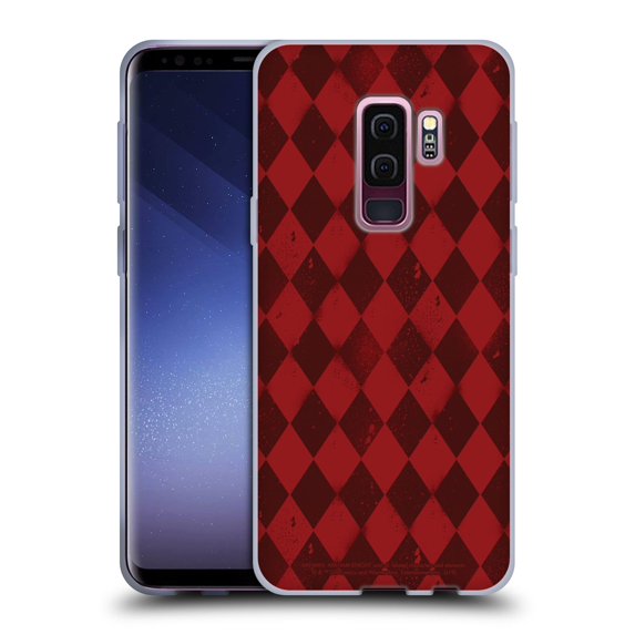 Head Case Designs Officially Licensed Batman Arkham Knight Graphics Harley Quinn Pattern Soft Gel Case Compatible with Samsung Galaxy S9+ / S9 Plus