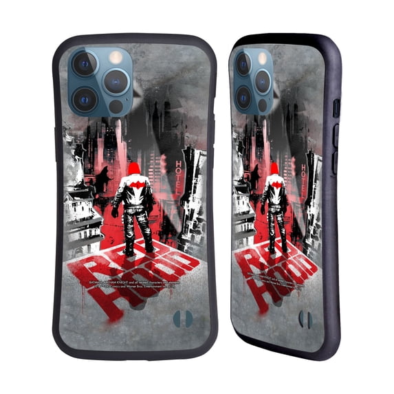 Head Case Designs Officially Licensed Batman Arkham Knight Graphics Red Hood Hybrid Case Compatible with Apple iPhone 13 Pro Max