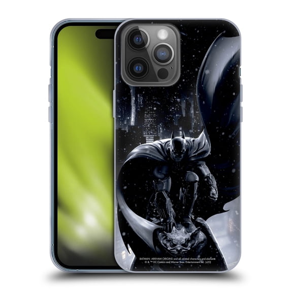 Head Case Designs Officially Licensed Batman Arkham Origins Key Art Batman Soft Gel Case Compatible with Apple iPhone 14 Pro Max