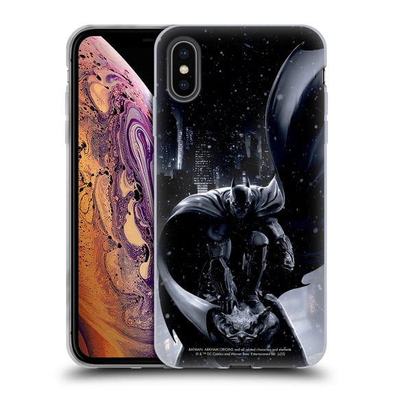 Head Case Designs Officially Licensed Batman Arkham Origins Key Art Batman Soft Gel Case Compatible with Apple iPhone XS Max