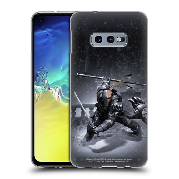 Head Case Designs Officially Licensed Batman Arkham Origins Key Art Deathstroke Soft Gel Case Compatible with Samsung Galaxy S10e