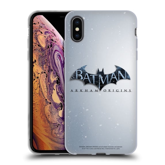 Head Case Designs Officially Licensed Batman Arkham Origins Key Art Logo Soft Gel Case Compatible with Apple iPhone XS Max