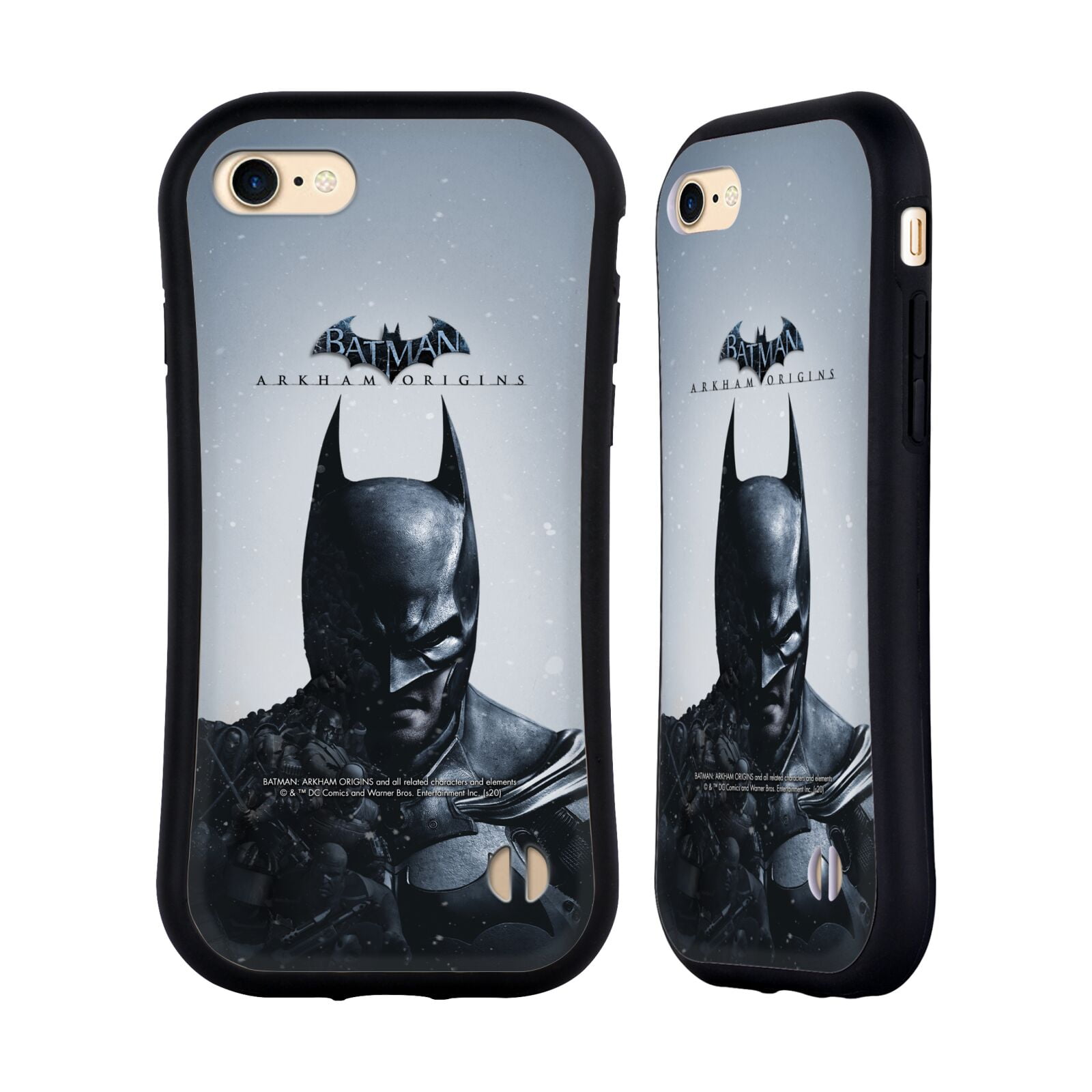 Head Case Designs Officially Licensed Batman Arkham Origins Key Art Poster  Hybrid Case Compatible with Apple iPhone 7 / 8 / SE 2020 & 2022 