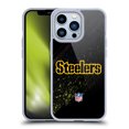 thumbnail image 1 of Head Case Designs NFL Pittsburgh Steelers Logo Blur Soft Gel Case for Apple iPhone 13 Pro, 1 of 7