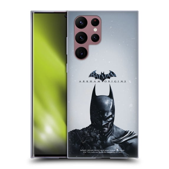 Head Case Designs Officially Licensed Batman Arkham Origins Key Art Poster Soft Gel Case Compatible with Samsung Galaxy S22 Ultra 5G
