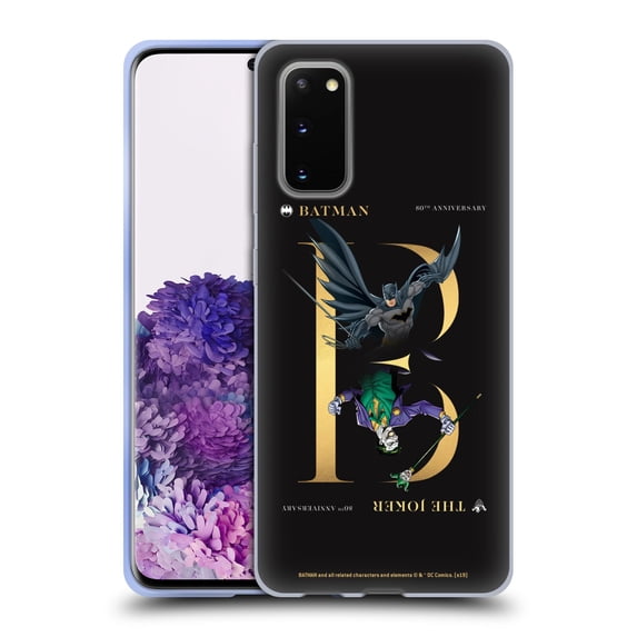Head Case Designs Officially Licensed Batman DC Comics 80th Anniversary Joker Rivalry Soft Gel Case Compatible with Samsung Galaxy S20 / S20 5G