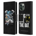 thumbnail image 1 of Head Case Designs Officially Licensed Batman DC Comics 80th Anniversary Ripped Paper Logo Leather Book Wallet Case Cover Compatible with Apple iPhone 11 Pro, 1 of 6