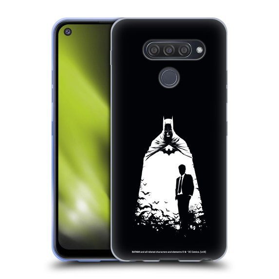 Head Case Designs Officially Licensed Batman DC Comics Duality Alter Ego Bats Soft Gel Case Compatible with LG LG Q70
